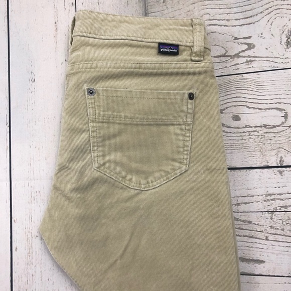 Patagonia Pants - PATAGONIA 26 Tan Corduroy Skinny Leg Pants